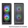 PC-Gehäuse Thermaltake View 300 MX Midi Tower Schwarz