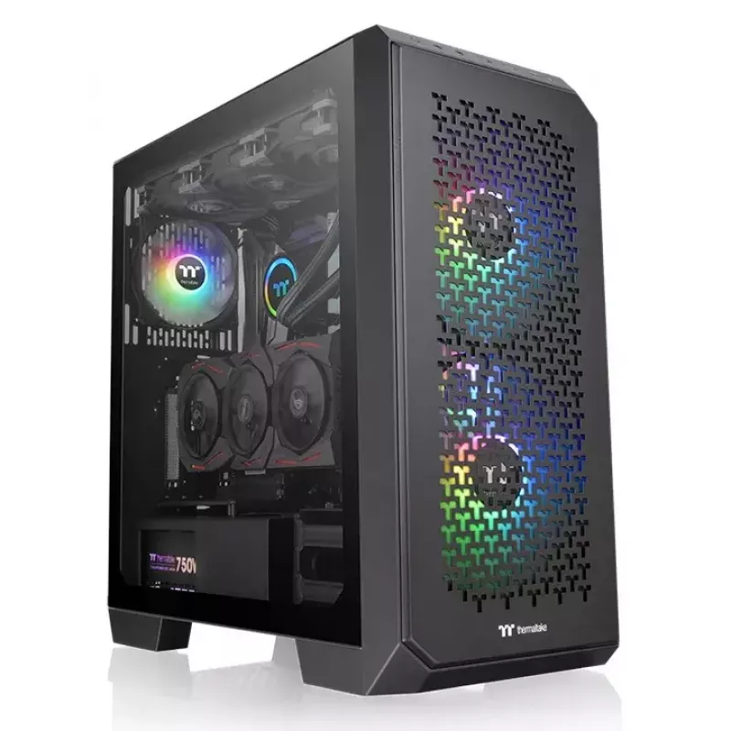 PC-Gehäuse Thermaltake View 300 MX Midi Tower Schwarz