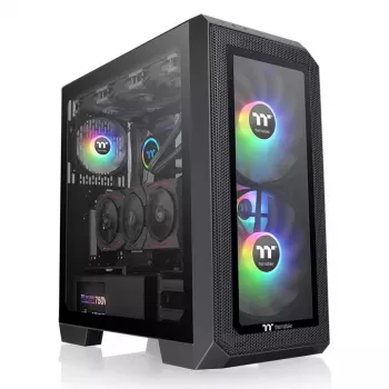 PC-Gehäuse Thermaltake View 300 MX Midi Tower Schwarz