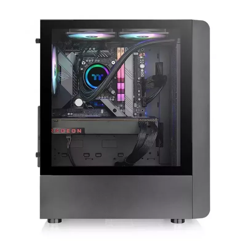 PC-Gehäuse Thermaltake S200 TG ARGB Midi Tower Schwarz
