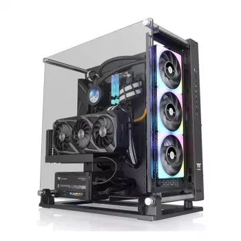 PC-Gehäuse THERMALTAKE Core P3 TG Pro Midi Tower Schwarz — ATX/EATX…