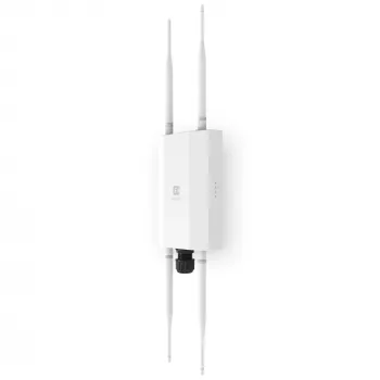 Wireless Access Point EnGenius Fit6 2×2 Outdoor — Dual-Band 2,4/5 GHz, 1774 Mbit/s, PoE, 2,5GbE LAN, 4 Antennen, weiß