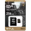MicroSDXC-Karte Silicon Power SP256GBSTXDV3V1HSP 256 GB Class 10 High Endurance, 3,6 V, 0–70°C