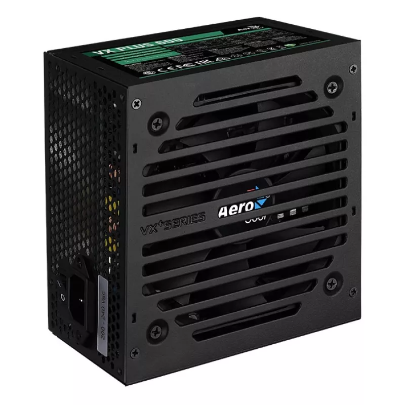 Aerocool VX PLUS 600 Netzteil 600 W 20+4 pin ATX ATX Schwarz