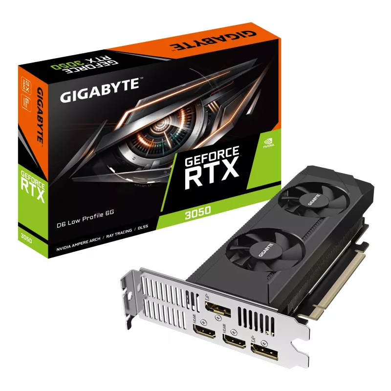 Grafikkarte GIGABYTE GeForce RTX 3050 D6 6GB GDDR6 (GV-N3050D6-6GL)