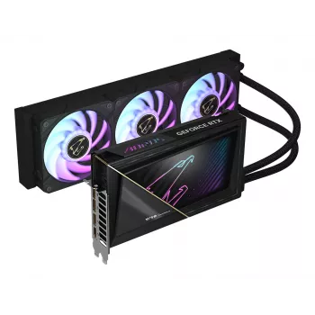 GIGABYTE AORUS GeForce RTX 5090 XTREME WATERFORCE 32G Grafikkarte - 32GB GDDR7, 512bit, PCI-E 5.0, 2655MHz Kern-Takt, 3 x DP 2.1a, 1 x HDMI 2.1b, NVIDIA DLSS 4, GV-N5090AORUSX W-32GD