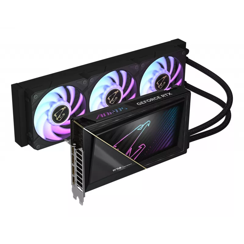 GIGABYTE AORUS GeForce RTX 5090 XTREME WATERFORCE 32G Grafikkarte - 32GB GDDR7, 512bit, PCI-E 5.0, 2655MHz Kern-Takt, 3 x DP 2.1a, 1 x HDMI 2.1b, NVIDIA DLSS 4, GV-N5090AORUSX W-32GD