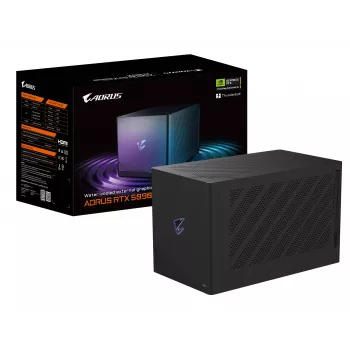 Gigabyte AORUS RTX 5090 AI BOX externe Grafikkarte (eGPU), 32 GB GDDR7, GV-N5090IXEB-32GD