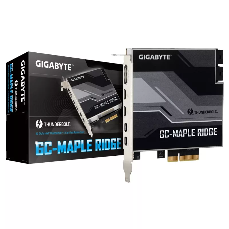 GIGABYTE GC-MAPLE RIDGE Schnittstellenkarten/Adapter Intern DisplayPort, Mini DisplayPort, Thunderbolt 4, USB 3.2 Gen 2 (3.1 Gen 2)