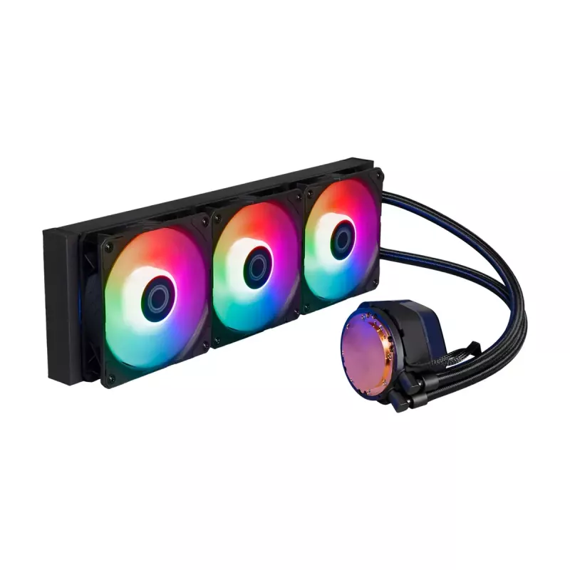 Flüssigkeitskühlungsset Cooler Master MasterLiquid 360 ATMOS 12 cm Schwarz