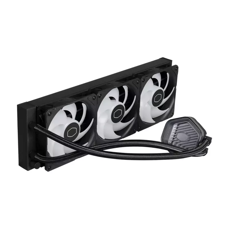 Flüssigkeitskühlungsset Cooler Master MasterLiquid 360 ATMOS 12 cm Schwarz