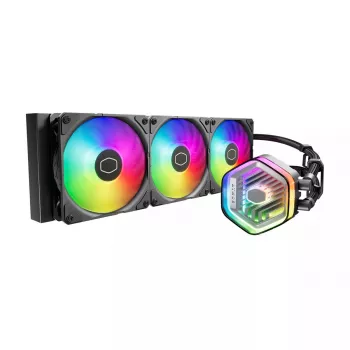 Flüssigkeitskühlungsset Cooler Master MasterLiquid 360 ATMOS 12 cm Schwarz