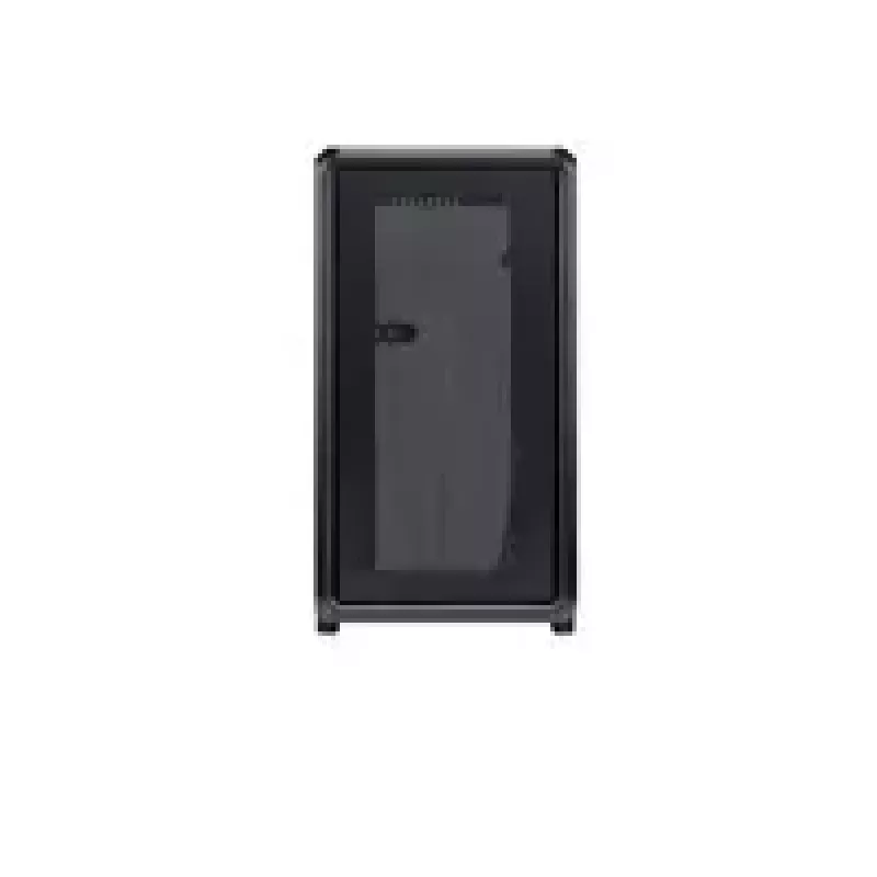 Computer-Gehäuse Cooler Master MasterFrame 400 Mesh Schwarz mATX mit transparenter Seitenwand und 1x 120mm ARGB-Lüfter