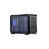 Computer-Gehäuse Cooler Master MasterFrame 400 Mesh Schwarz mATX mit transparenter Seitenwand und 1x 120mm ARGB-Lüfter