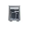 Computergehäuse Cooler Master MasterFrame 400 Mesh Silber, mATX, transparentes Seitenteil, 1x 120 mm ARGB-Lüfter