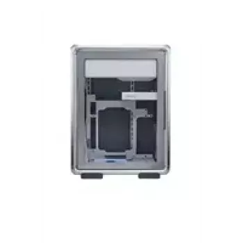 Computergehäuse Cooler Master MasterFrame 400 Mesh Silber, mATX, transparentes Seitenteil, 1x 120 mm ARGB-Lüfter