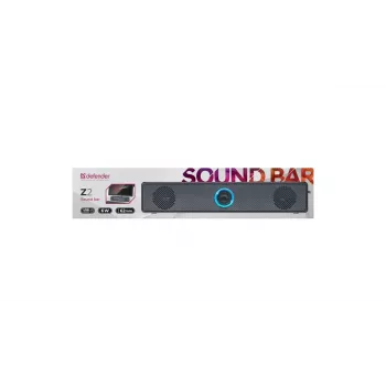 Tragbarer Lautsprecher DEFENDER Z2 Schwarz, kabelgebunden USB, 6 W RMS, SNR 70 dB, 80–18000 Hz, Würfeldesign