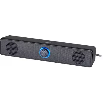 Tragbarer Lautsprecher DEFENDER Z2 Schwarz, kabelgebunden USB, 6 W RMS, SNR 70 dB, 80–18000 Hz, Würfeldesign