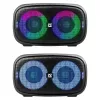 Defender Q5 Stereo Tragbarer Bluetooth-Lautsprecher, 20W, LED-Beleuchtung, UKW-Radio, TWS