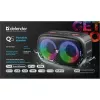 Defender Q5 Stereo Tragbarer Bluetooth-Lautsprecher, 20W, LED-Beleuchtung, UKW-Radio, TWS