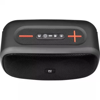 Defender Q5 Stereo Tragbarer Bluetooth-Lautsprecher, 20W, LED-Beleuchtung, UKW-Radio, TWS