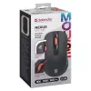 Kabellose optische RF Silent Maus DEFENDER Nexus MS-195 — 1600 DPI, 2,4 GHz, Nano-USB, beidhändig, 2×AAA, Schwarz