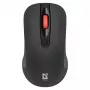 Kabellose optische RF Silent Maus DEFENDER Nexus MS-195 — 1600 DPI, 2,4 GHz, Nano-USB, beidhändig, 2×AAA, Schwarz