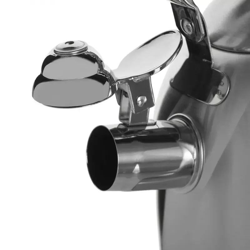 Wasserkocher Maestro MR-1305 — Edelstahl-Herdkocher, 3,0 L, induktionsgeeignet, Flöte, Klappdeckel