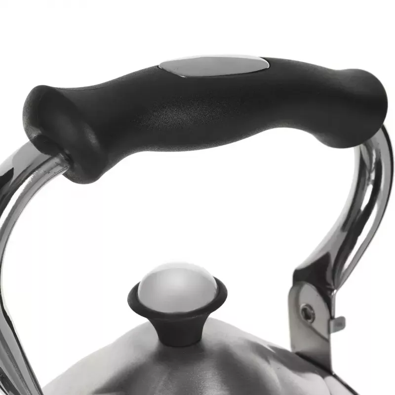 Wasserkocher Maestro MR-1305 — Edelstahl-Herdkocher, 3,0 L, induktionsgeeignet, Flöte, Klappdeckel