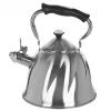 Wasserkocher Maestro MR-1305 — Edelstahl-Herdkocher, 3,0 L, induktionsgeeignet, Flöte, Klappdeckel