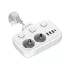 Wandsteckdose ColorWay CW-CHE24PDW mit integrierter 24W USB-C Power Delivery Steckdose