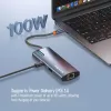 Dockingstation ColorWay CW-HUB02 6-in-1 100W — Multiport-Hub mit Stromversorgung