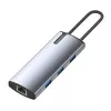 Dockingstation ColorWay CW-HUB02 6-in-1 100W — Multiport-Hub mit Stromversorgung