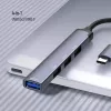 Dockingstation ColorWay CW-HUB04 4-in-1 USB-C — HDMI, Gigabit Ethernet, USB-A, PD-Durchleitung