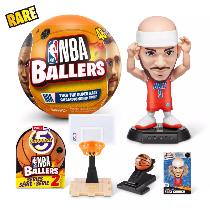 5 Surprise NBA Ballers Serie 2, 3 Jahre, Mehrfarbig