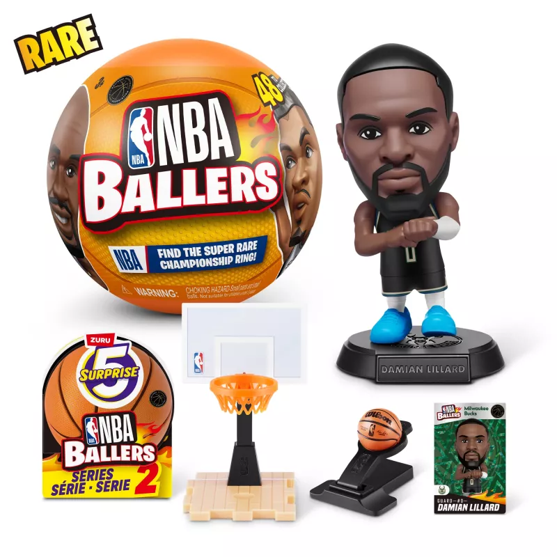 5 Surprise NBA Ballers Serie 2, 3 Jahre, Mehrfarbig