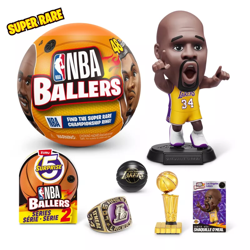 5 Surprise NBA Ballers Serie 2, 3 Jahre, Mehrfarbig