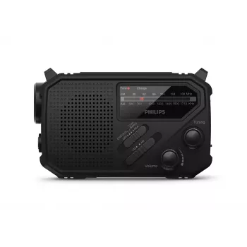 Tragbares Radio Philips TAR1609/00 Analog & Digital AM FM Schwarz