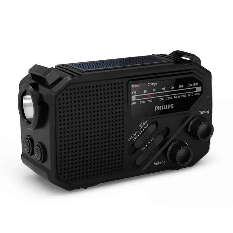 Tragbares Radio Philips TAR1609/00 Analog & Digital AM FM Schwarz