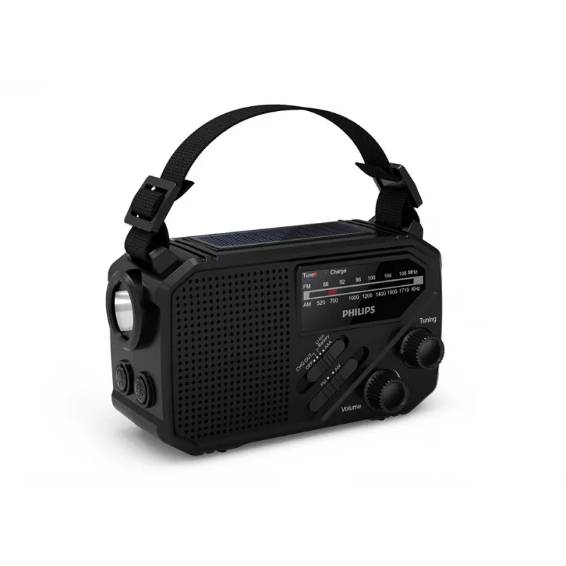 Tragbares Radio Philips TAR1609/00 Analog & Digital AM FM Schwarz