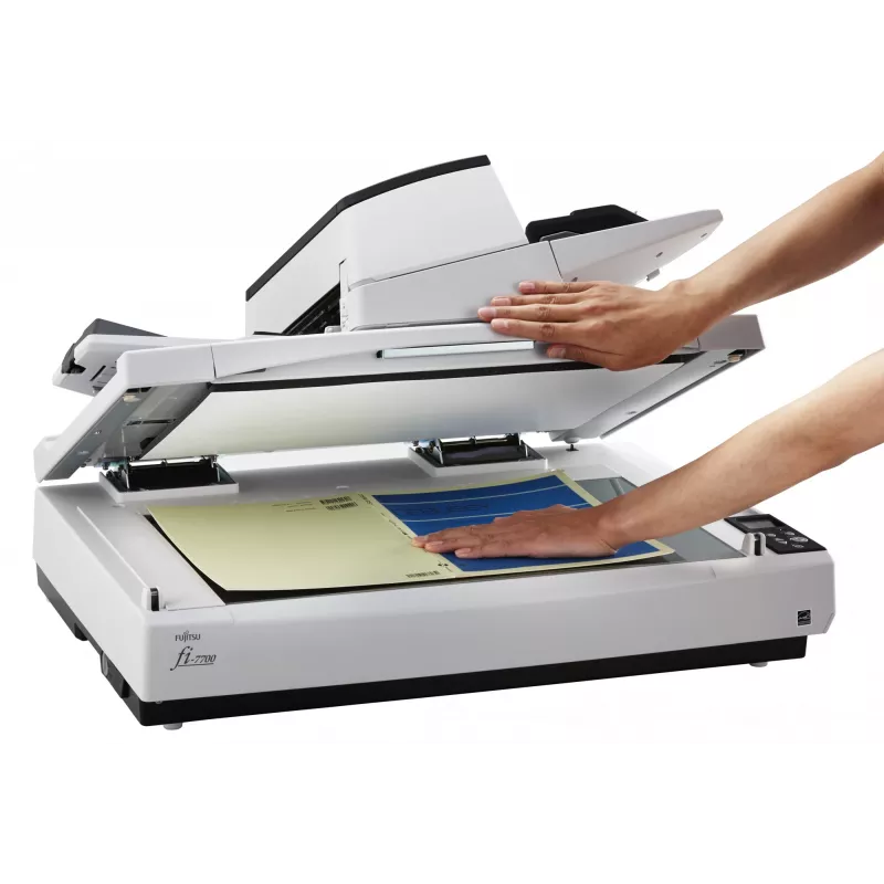 Ricoh fi-7700S Flachbett- & ADF-Scanner 600 x 600 DPI A3 Schwarz, Weiß