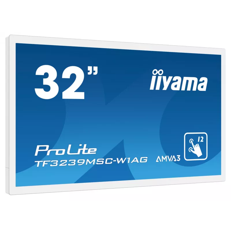Monitor iiyama ProLite TF3239MSC-W1AG 31,5 Zoll (80 cm) Full HD 1920x1080 LED Touchscreen AMVA3 Weiß