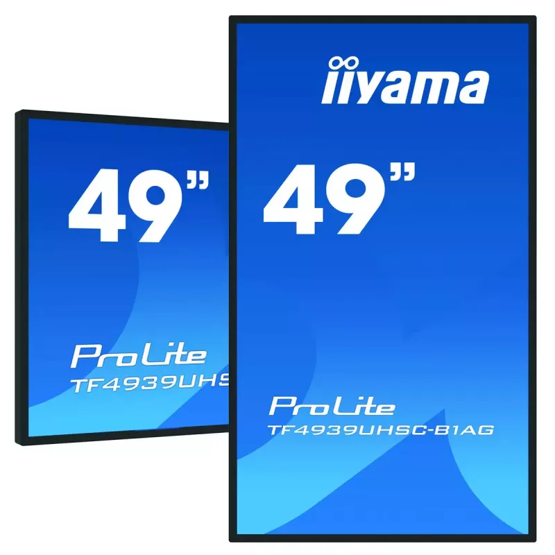 iiyama ProLite TF4939UHSC-B1AG Computer-Monitor 124,5 cm (49 Zoll) 3840 x 2160 Pixel 4K Ultra HD LED Touchscreen Multi-user Schwarz