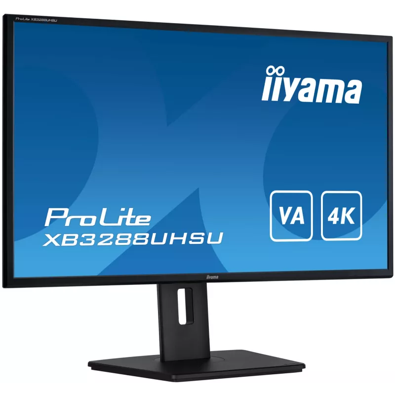 iiyama ProLite XB3288UHSU-B5 Computermonitor 80 cm (31,5 Zoll) 3840 x 2160 Pixel 4K Ultra HD LCD Schwarz