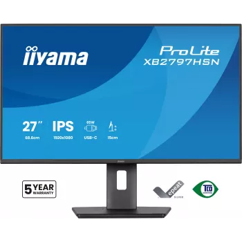 iiyama ProLite XB2797HSN-B1 Computermonitor 68,6 cm (27 Zoll) 1920 x 1080 Pixel Full HD LCD Schwarz