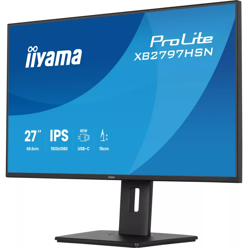 iiyama ProLite XB2797HSN-B1 Computermonitor 68,6 cm (27 Zoll) 1920 x 1080 Pixel Full HD LCD Schwarz