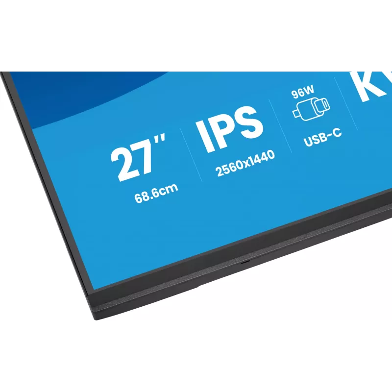 Computermonitor IIYAMA ProLite XB2797QSNP-B1 68,6 cm (27 Zoll) 2560×1440 QHD LED, 16:9, matt, Lautsprecher, USB 3.2 Hub, höhenverstellbar, VESA