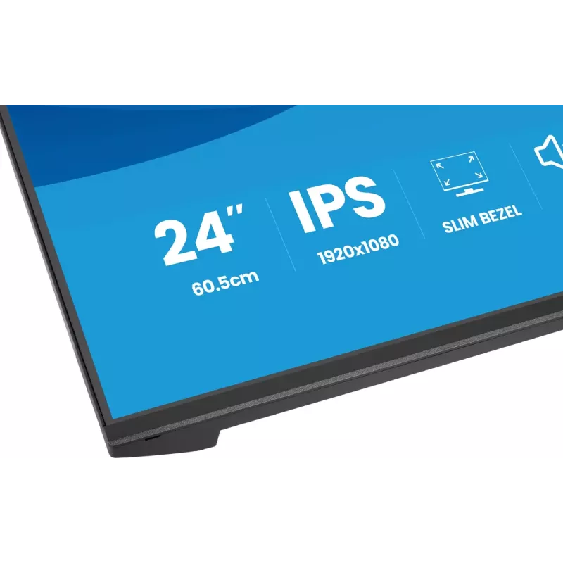 Monitor IIYAMA ProLite X2491HS-B1 60,5 cm (23,8 Zoll) Full-HD-IPS-LCD, 1920×1080, 178° Betrachtungswinkel, matt, integrierte Lautsprecher, VESA, schwarz