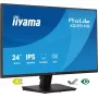 Monitor IIYAMA ProLite X2491HS-B1 60,5 cm (23,8 Zoll) Full-HD-IPS-LCD, 1920×1080, 178° Betrachtungswinkel, matt, integrierte Lautsprecher, VESA, schwarz