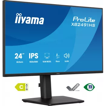 Monitor IIYAMA XB2491HS-B1 60,5 cm (23,8 Zoll) 16:9 IPS mit HDMI, DisplayPort und integrierten Lautsprechern